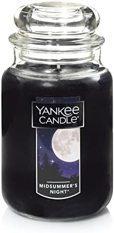 Yankee Candle MidSummer's Night Scented, Classic 22oz Large Jar Single Wick Candle, Over 110 Hours